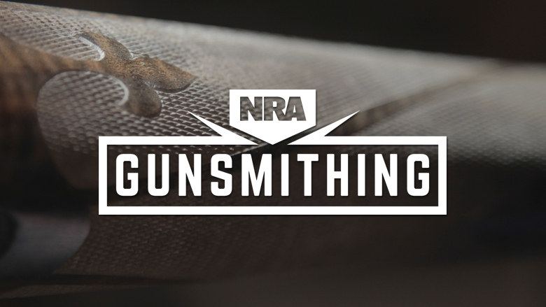 NRA Gunsmithing Logo on a Dark Background