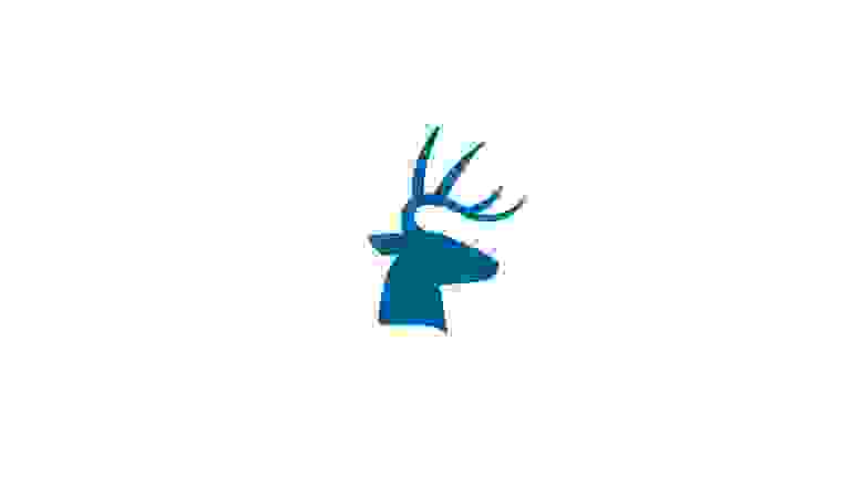 Blue Trophy Buck Icon