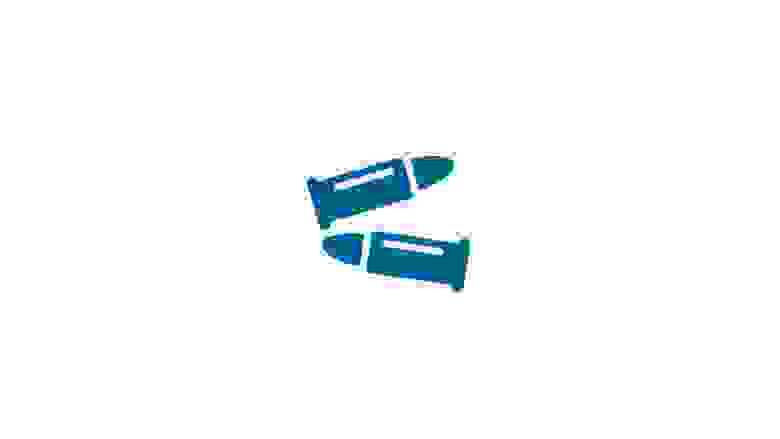 Blue Icon of Two Cartridges 