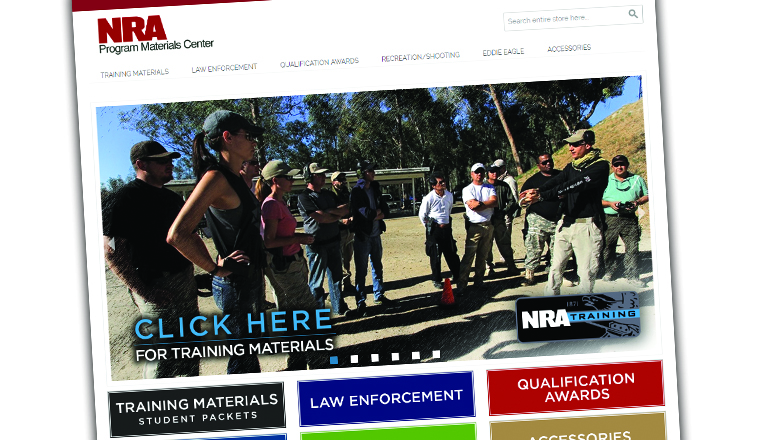 NRA Program Materials Web Site Screen Cap