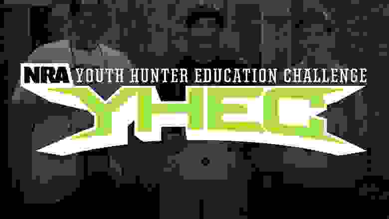 NRA Youth Hunter Education Challenge Logo on a dark background