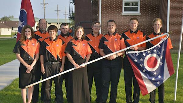 Youth Shooting Team proudly wearing their uniforms.