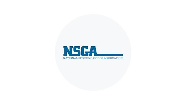 Blue Icon of the National Sporting Goods Association Logo
